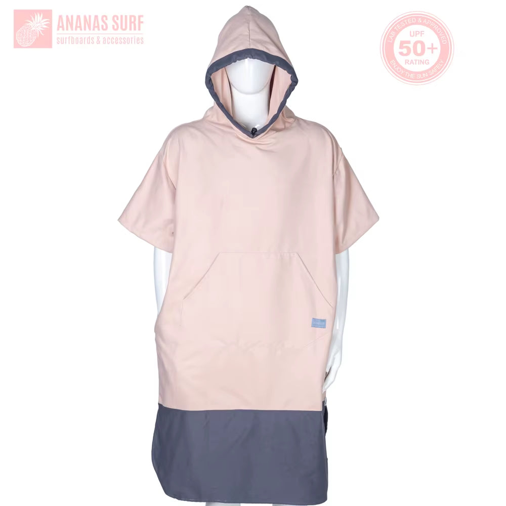 Style Beach Poncho Fast Dried Unisex Men Women Change Wetsuit Robe Towel Microfibre