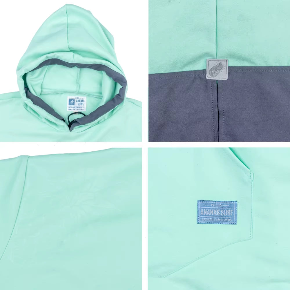 Style Beach Poncho Fast Dried Unisex Men Women Change Wetsuit Robe Towel Microfibre